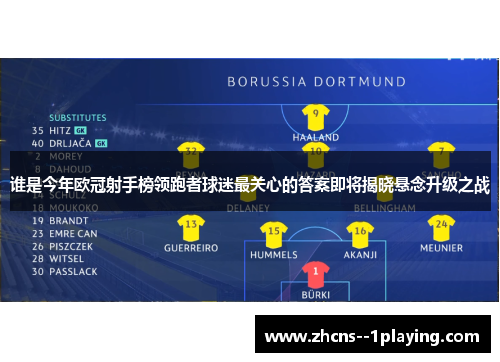 谁是今年欧冠射手榜领跑者球迷最关心的答案即将揭晓悬念升级之战